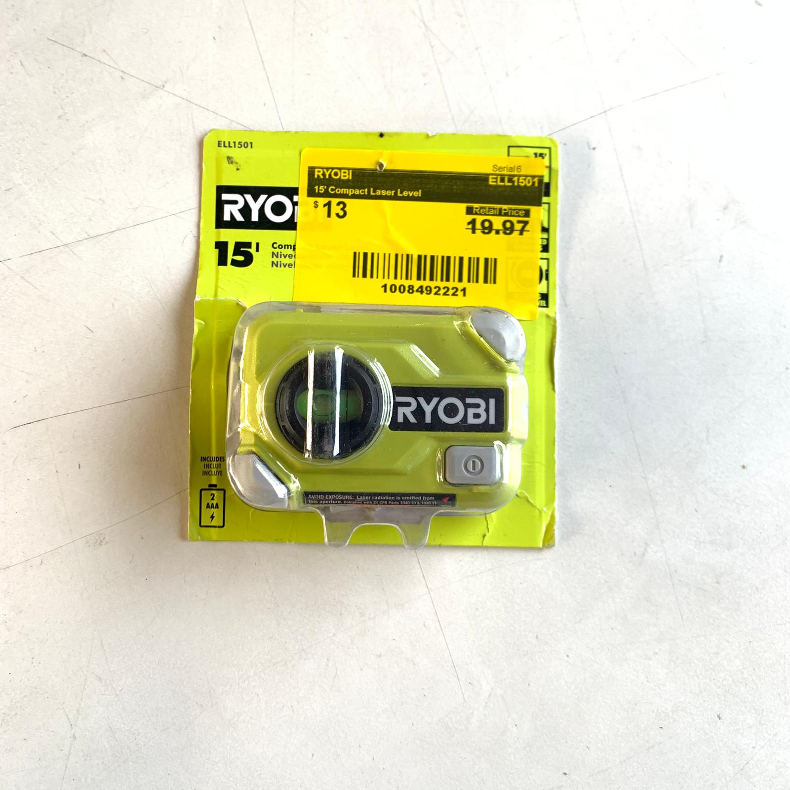 15' Compact Laser Level (ELL1501) 15' Compact Laser Level (ELL1501)